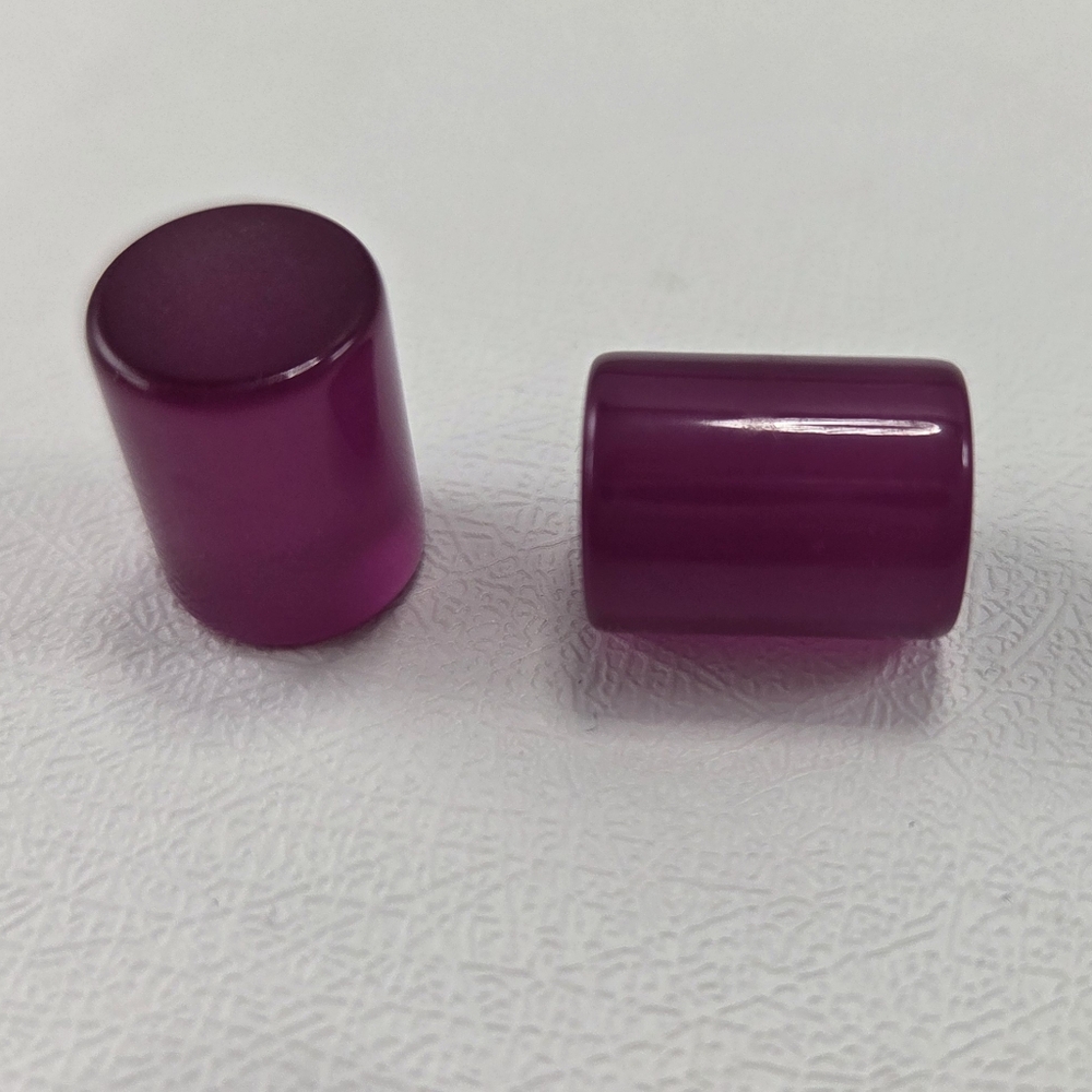 ​Lot of 4 Pairs 00G (10mm) Acrylic Ear Plugs - Purple, Blue, Green, White - Picture 4 of 6
